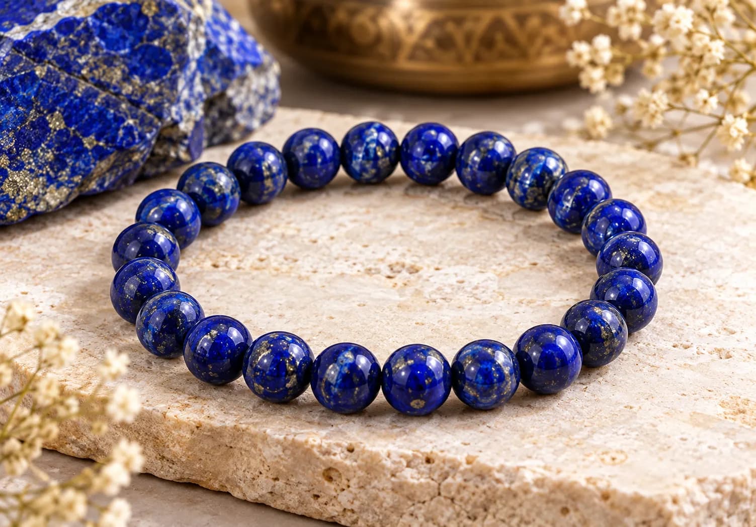 ಲ್ಯಾಪಿಸ್ ಲಾಜುಲಿ ಬ್ರೇಸ್ಲೆಟ್